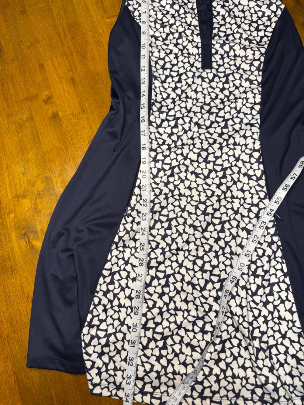 PGA Tour Navy and White Golf Dress with Pockets. Size Medium. - Picture 4 of 6